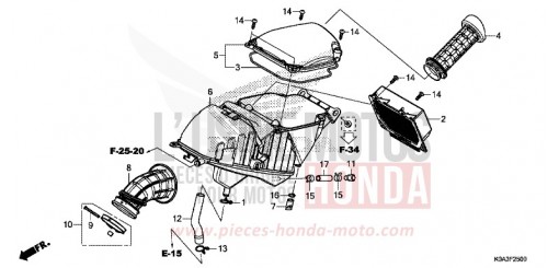 FILTRE A AIR CBF300NAJ de 2018